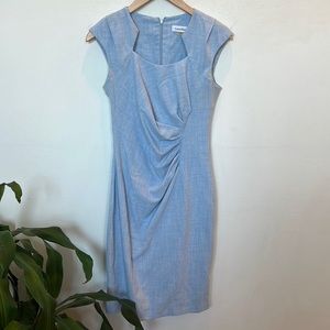 Calvin Klein Blue Dress size 2 office dress